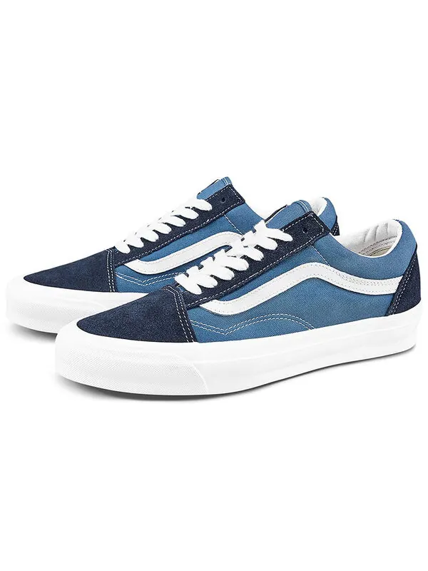 Кроссовки og old skool lx 'navy' Vans — изображение 2 из 4, синий