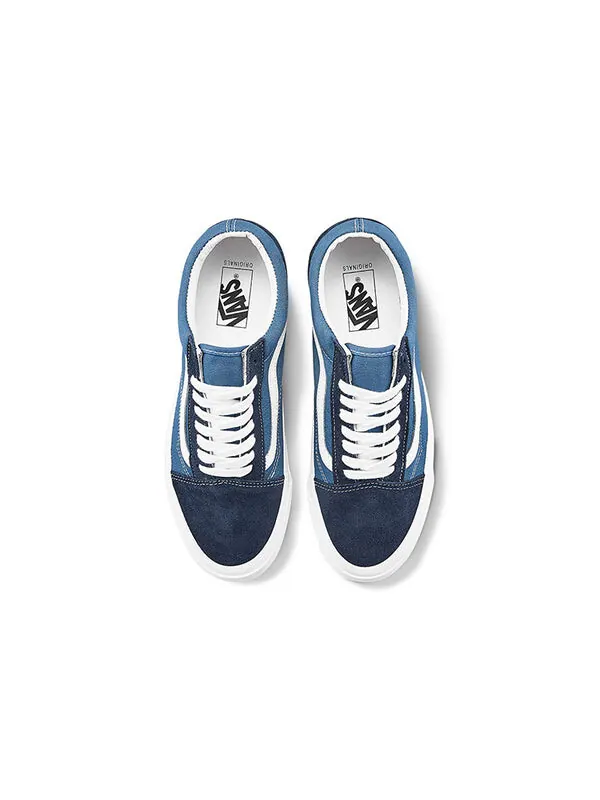 Кроссовки og old skool lx 'navy' Vans — изображение 3 из 4, синий
