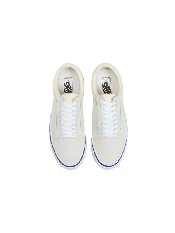 Кроссовки og old skool lx 'classic white' Vans — изображение 3 из 4, белый/синий