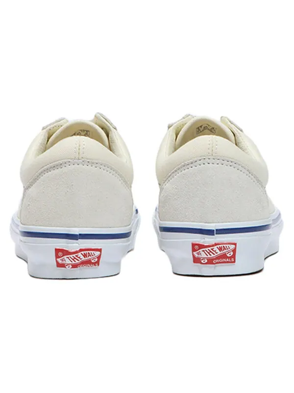 Кроссовки og old skool lx 'classic white' Vans — изображение 4 из 4, белый/синий