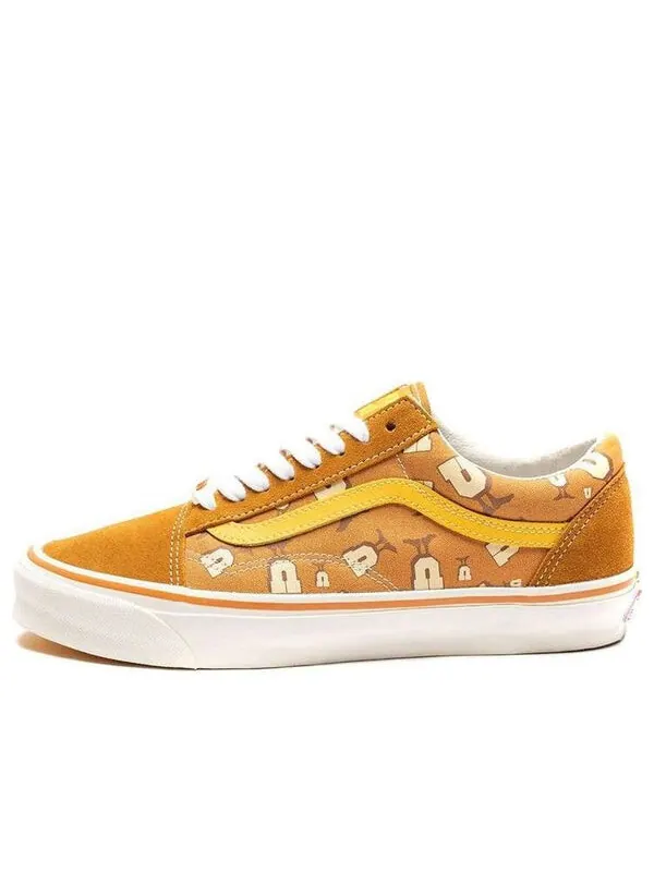 Кроссовки undefeated x og old skool lx 'u-man bistro - buckthorn brown' Vans — изображение 1 из 4, желтый