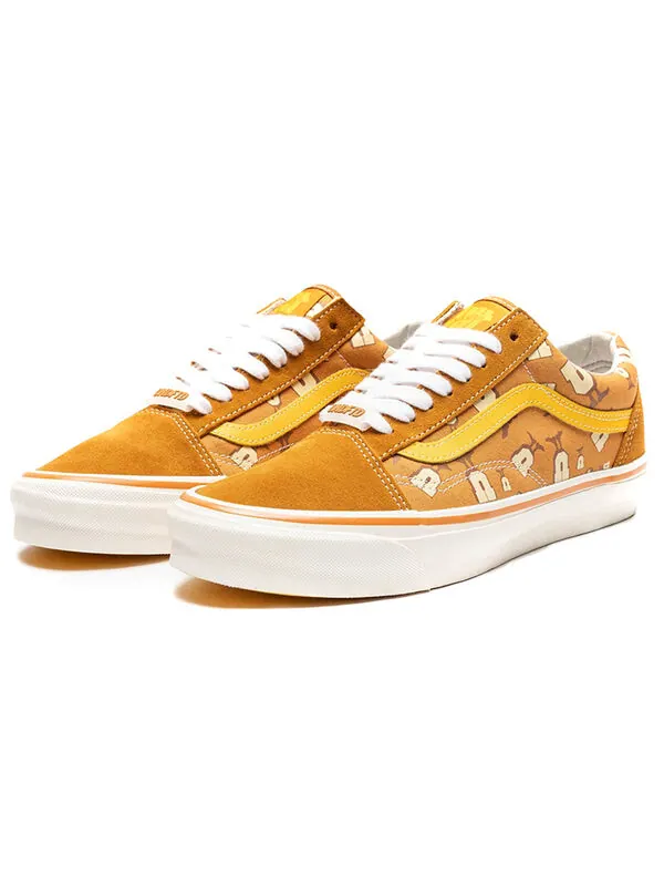 Кроссовки undefeated x og old skool lx 'u-man bistro - buckthorn brown' Vans — изображение 2 из 4, желтый