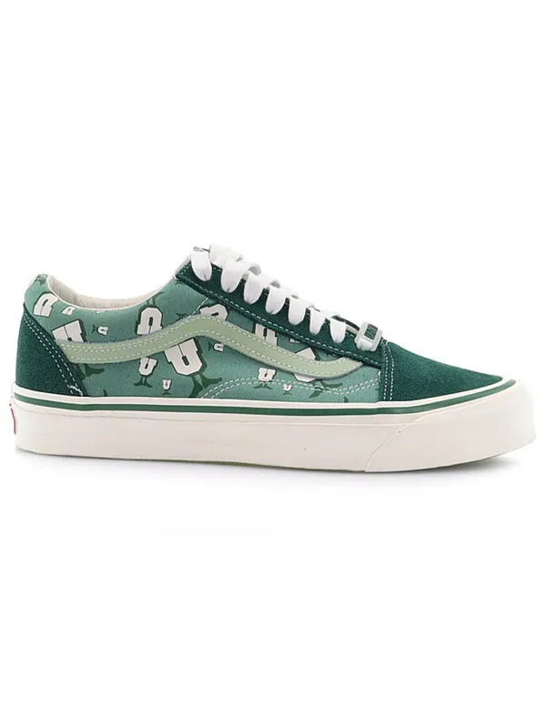 Кроссовки undefeated x og old skool lx 'u-man bistro - green' Vans — изображение 2 из 4, зеленый