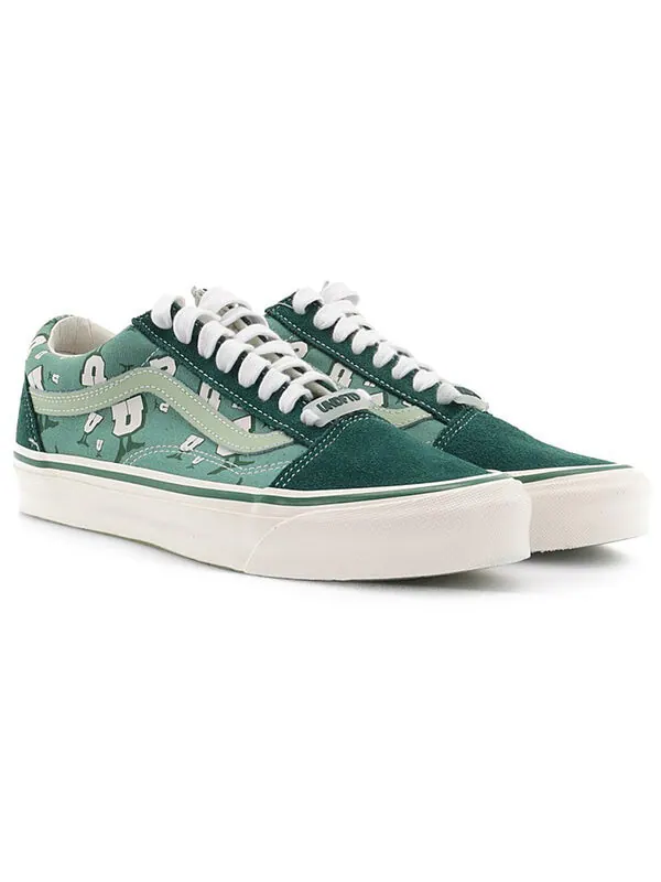 Кроссовки undefeated x og old skool lx 'u-man bistro - green' Vans — изображение 3 из 4, зеленый