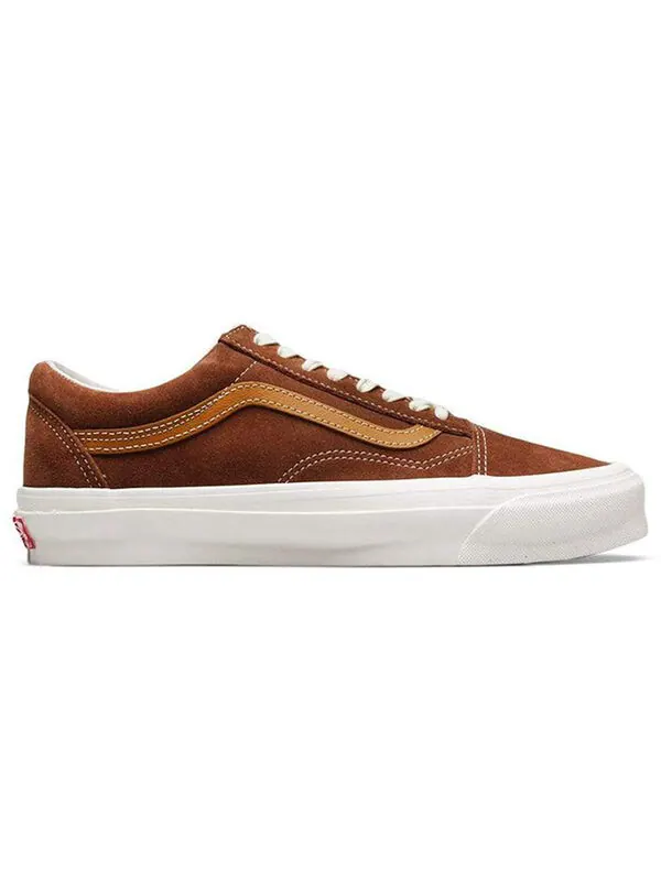 Кроссовки og old skool lx 'dachshund' Vans — изображение 2 из 4, коричневый/белый