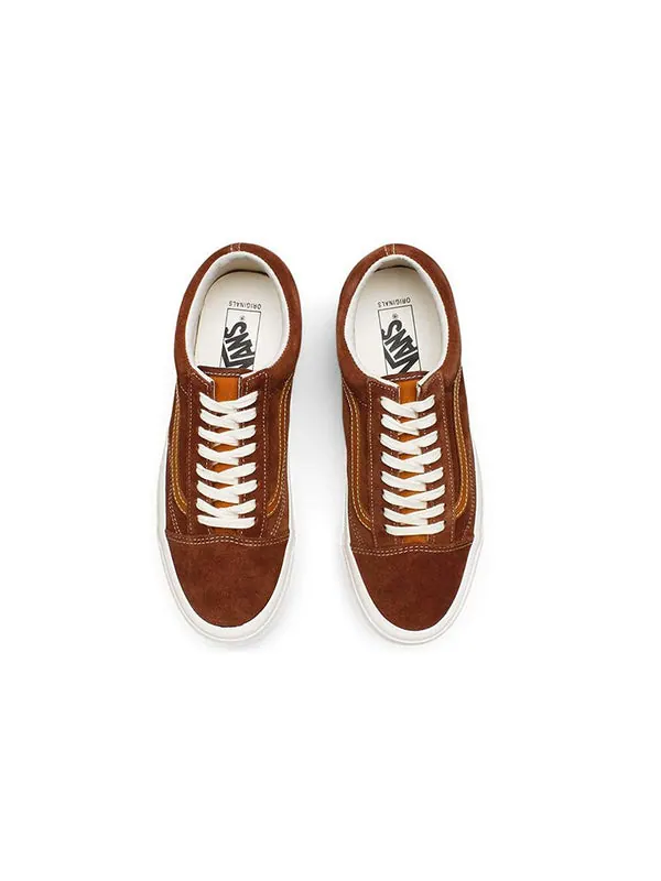 Кроссовки og old skool lx 'dachshund' Vans — изображение 4 из 4, коричневый/белый