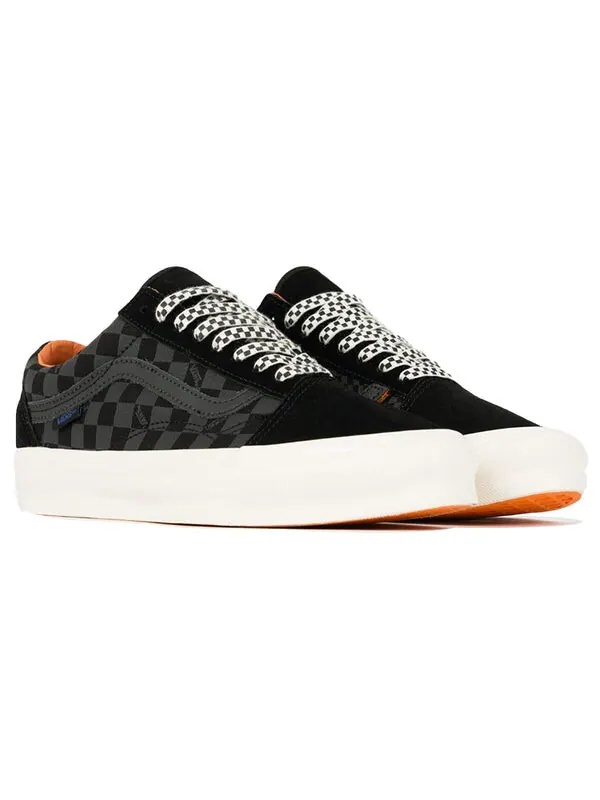Кроссовки porter-yoshida & co. x og old skool lx 'floral checkerboard - black' Vans — изображение 3 из 4, черный