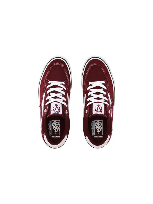 Кроссовки rowan pro wine red Vans — изображение 4 из 4, красный/белый