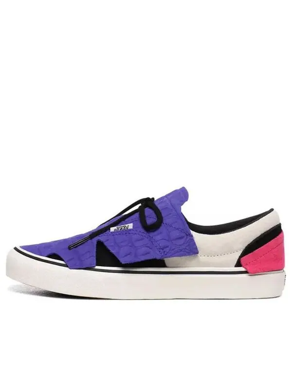 Кроссовки era 'origami - emboss croc' Vans — изображение 1 из 4, розовый белый фиолетовый