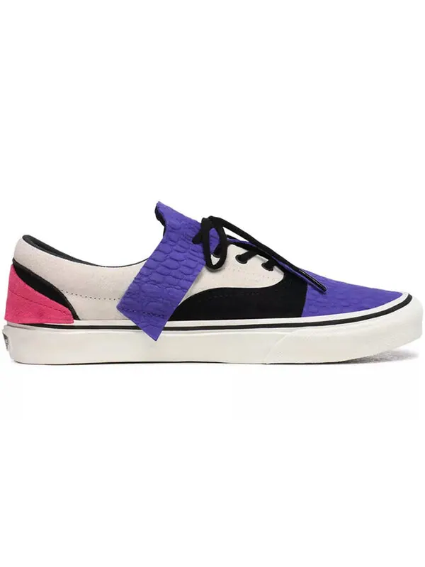 Кроссовки era 'origami - emboss croc' Vans — изображение 2 из 4, розовый белый фиолетовый