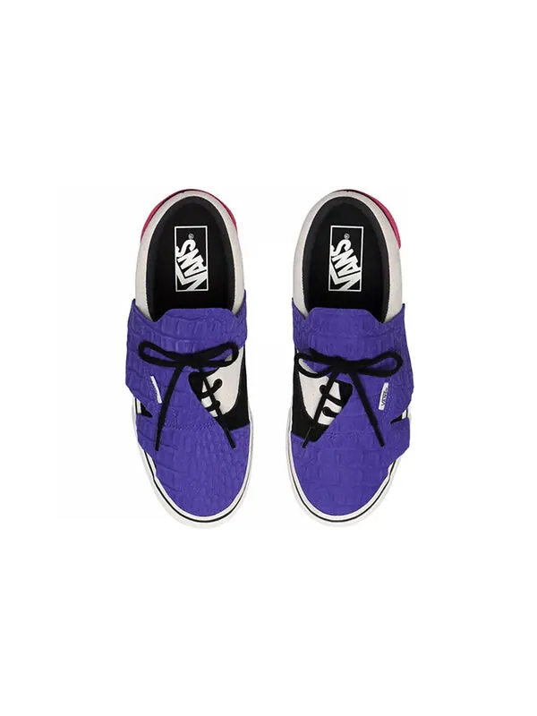 Кроссовки era 'origami - emboss croc' Vans — изображение 4 из 4, розовый белый фиолетовый