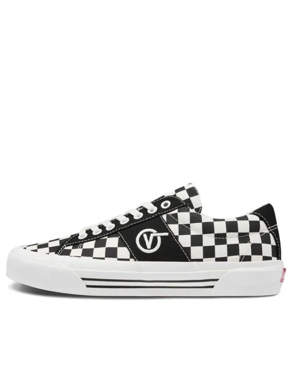 Кроссовки og sid lx 'checkerboard - black' Vans — изображение 1 из 4, черный