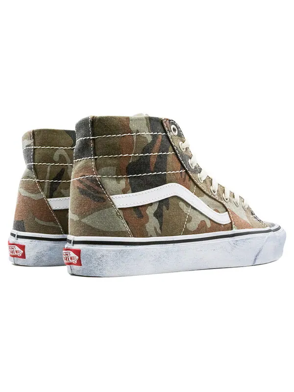 Кроссовки sk8-hi tapered 'washed camo' Vans — изображение 4 из 4, камуфляж