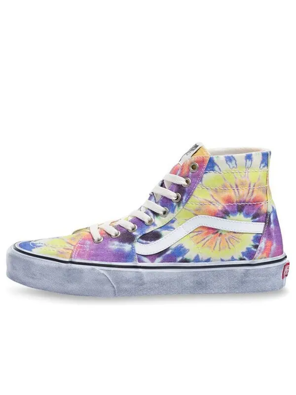 Кроссовки sk8-hi 'washed - tie dye' Vans — изображение 1 из 4, фиолетовый/розовый