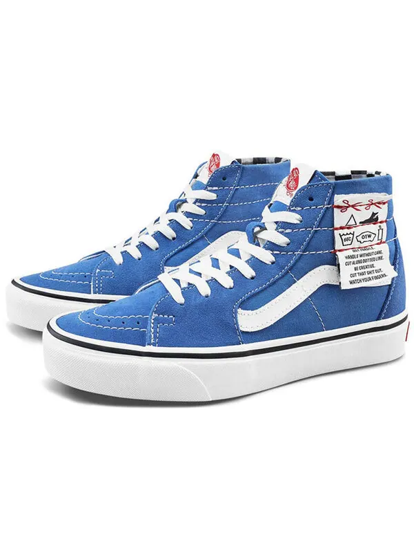 Кроссовки sk8-hi tapered blue Vans — изображение 2 из 4, синий