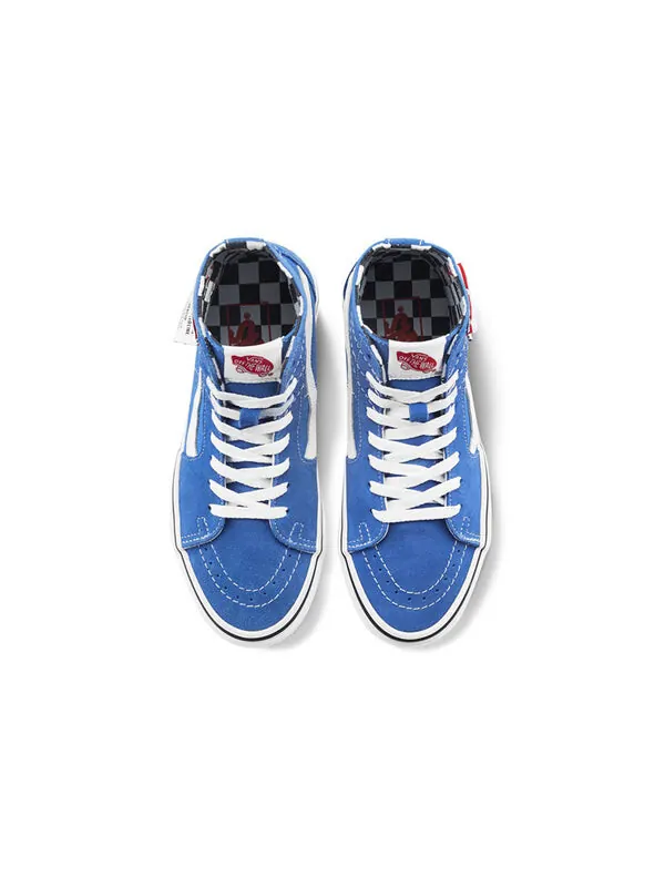 Кроссовки sk8-hi tapered blue Vans — изображение 4 из 4, синий