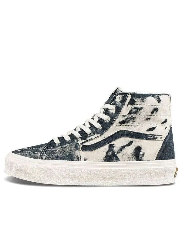 Кроссовки eco theory sk8-hi tapered high-top sneakers blue/white Vans — изображение 1 из 4, синий/белый
