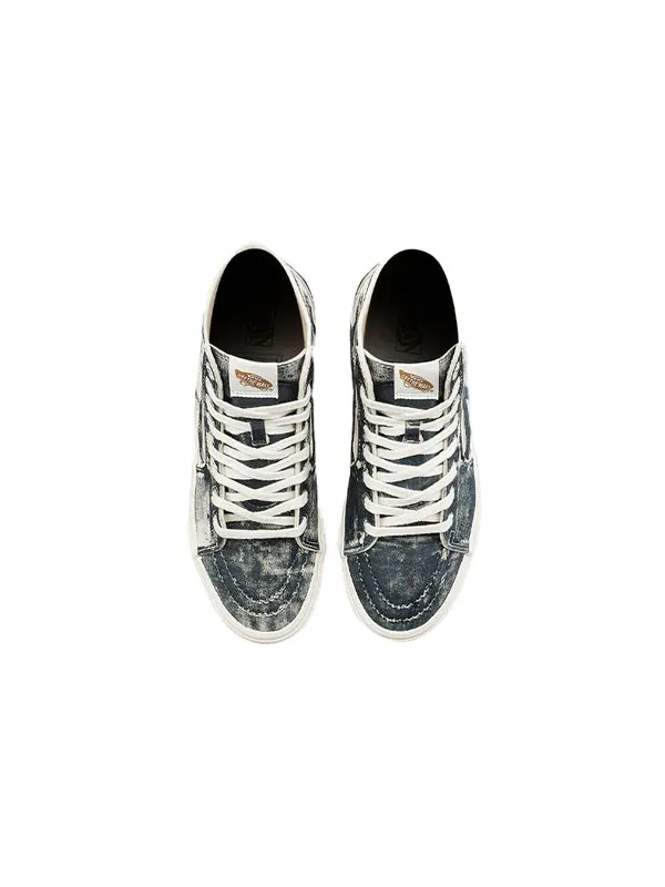 Кроссовки eco theory sk8-hi tapered high-top sneakers blue/white Vans — изображение 3 из 4, синий/белый