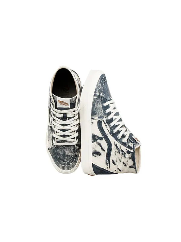 Кроссовки eco theory sk8-hi tapered high-top sneakers blue/white Vans — изображение 4 из 4, синий/белый