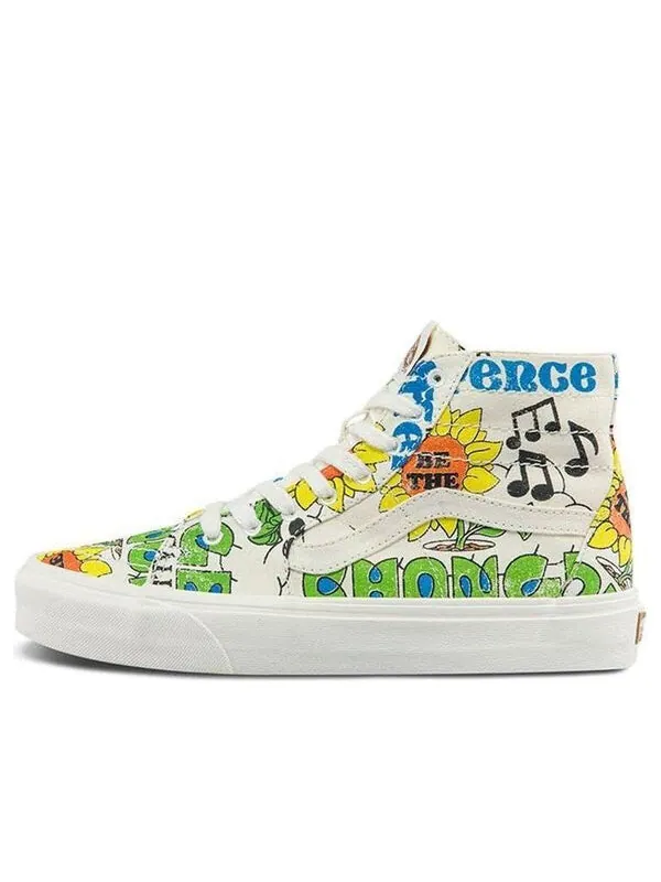 Кроссовки sk8-hi tapered 'white green' Vans — изображение 1 из 4, белый/зеленый