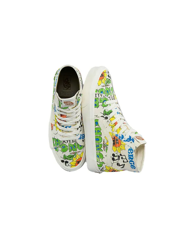 Кроссовки sk8-hi tapered 'white green' Vans — изображение 4 из 4, белый/зеленый