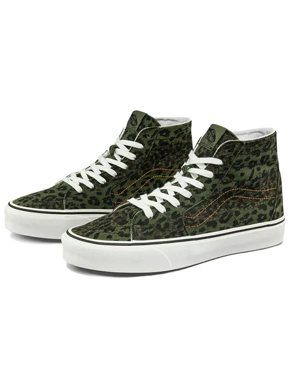 Кроссовки sk8-hi tapered 'anaheim factory - leopard camo' Vans — изображение 2 из 4, зеленый