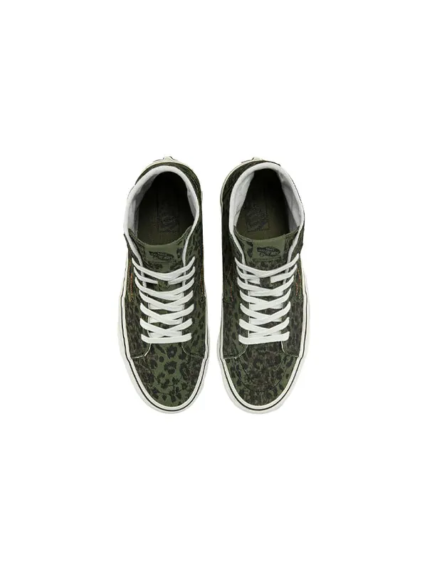 Кроссовки sk8-hi tapered 'anaheim factory - leopard camo' Vans — изображение 3 из 4, зеленый