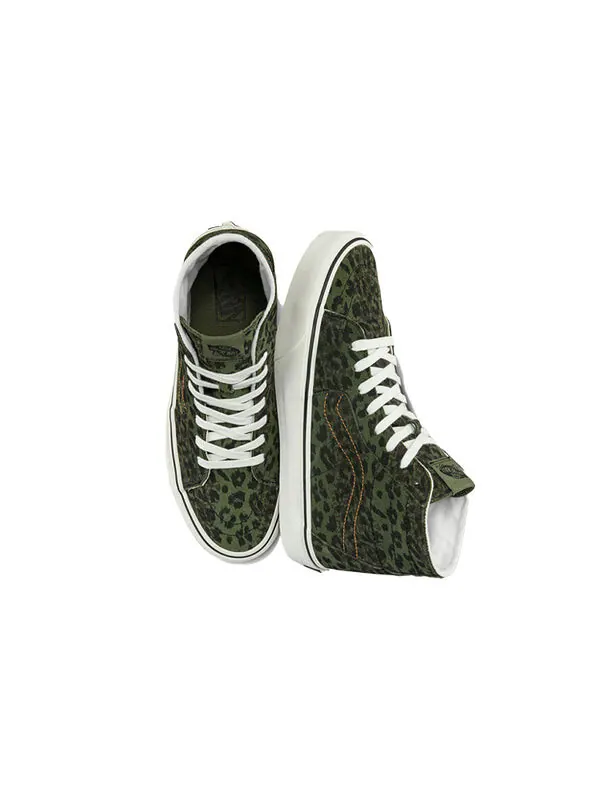 Кроссовки sk8-hi tapered 'anaheim factory - leopard camo' Vans — изображение 4 из 4, зеленый
