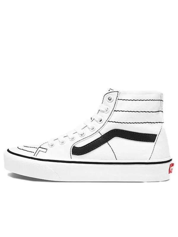 Кроссовки sk8-hi tapered white Vans — изображение 1 из 4, белый