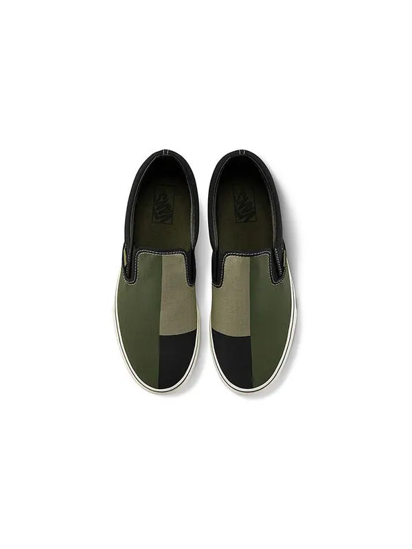 Кроссовки classic slip-on '66 supply - vetiver black' Vans — изображение 4 из 4, серый/черный