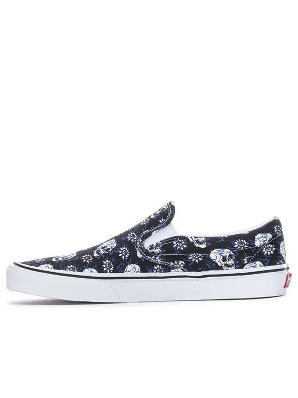Кроссовки classic slip-on 'flash skull' Vans — изображение 1 из 4, черный