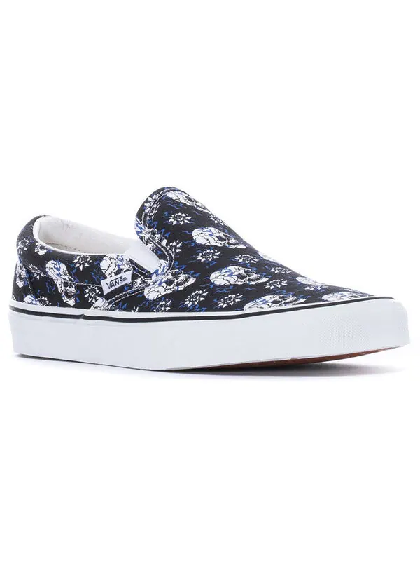 Кроссовки classic slip-on 'flash skull' Vans — изображение 3 из 4, черный