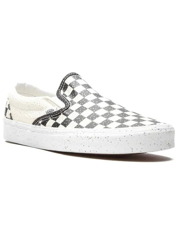 Кроссовки classic slip-on 'confetti' Vans — изображение 2 из 4, черный/белый