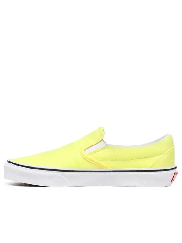 Кроссовки neon classic slip-on 'lemon yellow' Vans — изображение 1 из 4, желтый