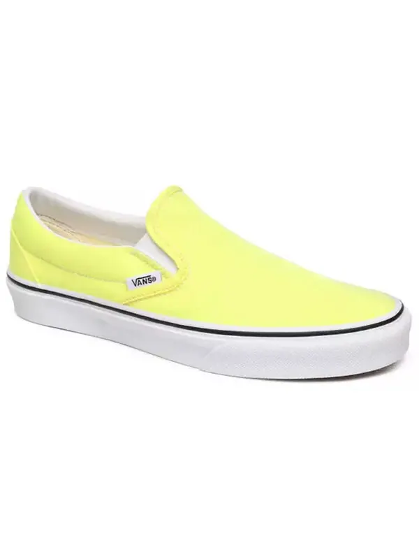 Кроссовки neon classic slip-on 'lemon yellow' Vans — изображение 3 из 4, желтый