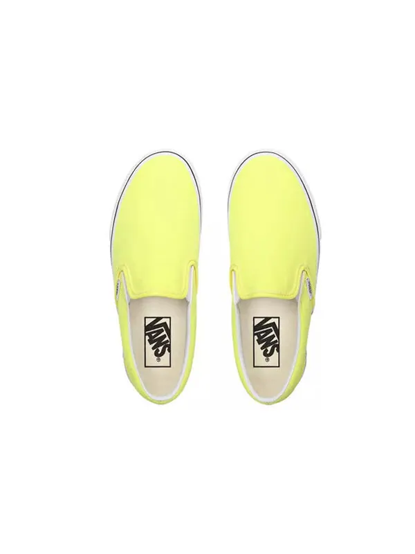 Кроссовки neon classic slip-on 'lemon yellow' Vans — изображение 4 из 4, желтый