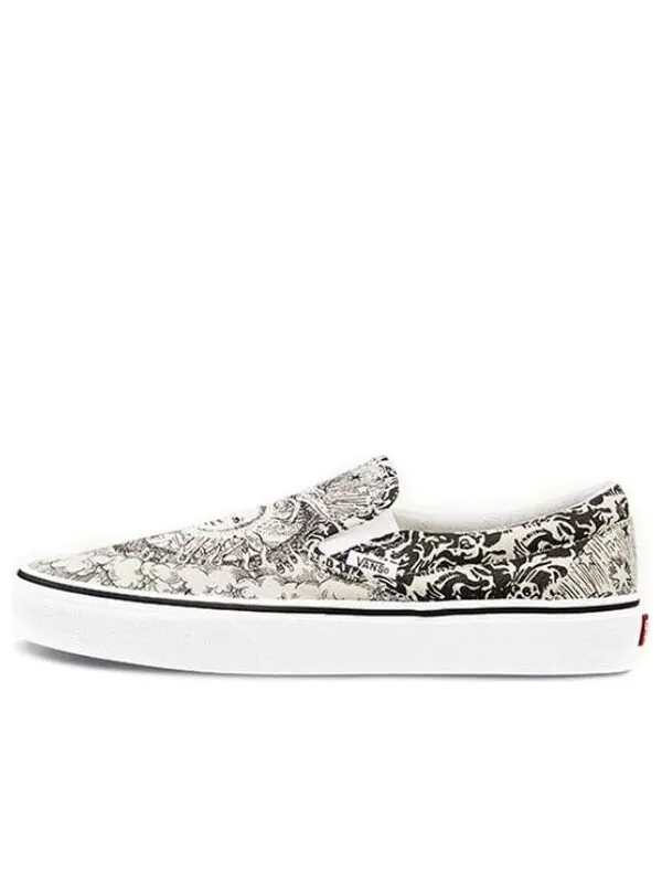 Кроссовки classic slip-on 'ouroboros' Vans — изображение 1 из 4, черный/белый