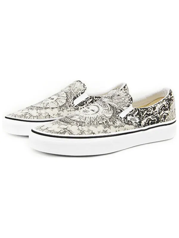 Кроссовки classic slip-on 'ouroboros' Vans — изображение 3 из 4, черный/белый