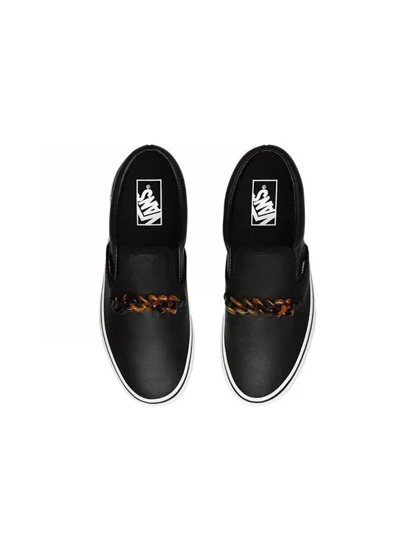 Кроссовки tort classic slip-on black Vans — изображение 4 из 4, черный