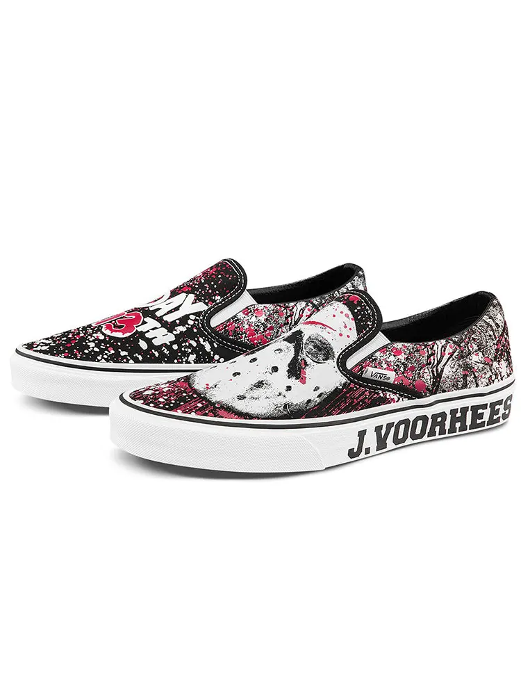 Кеды Vans House of Terror x Classic Slip-On 'Friday The 13th' — изображение 2 из 5, мульти