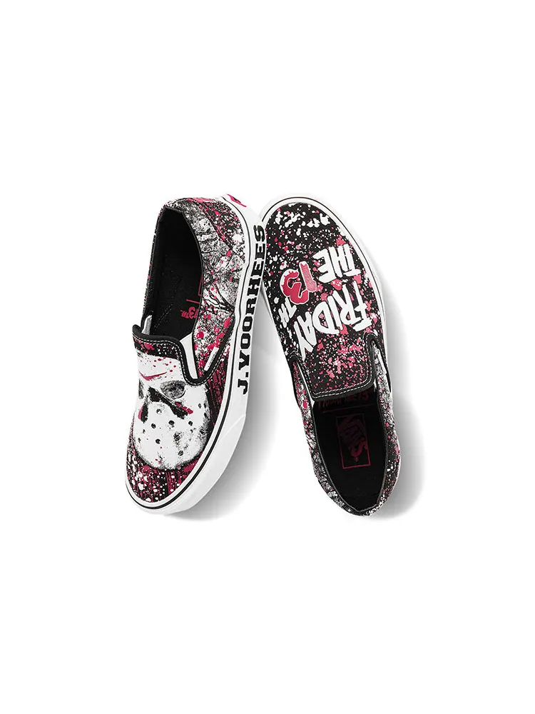 Кеды Vans House of Terror x Classic Slip-On 'Friday The 13th' — изображение 4 из 5, мульти