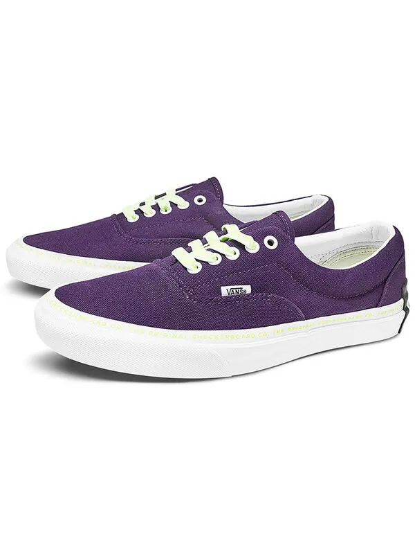 Кроссовки era retro casual skate shoes purple Vans — изображение 2 из 4, фиолетовый