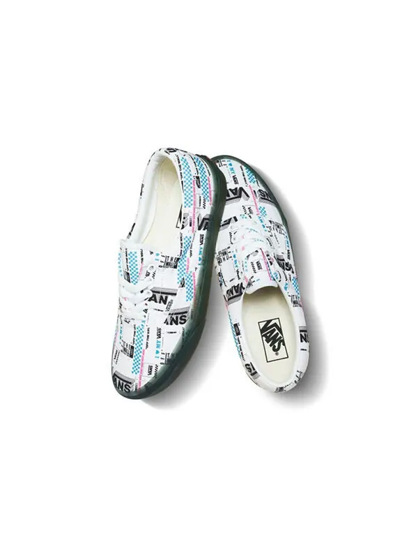 Кроссовки era bmx checkerborard whitebluepink Vans — изображение 4 из 4, голубой