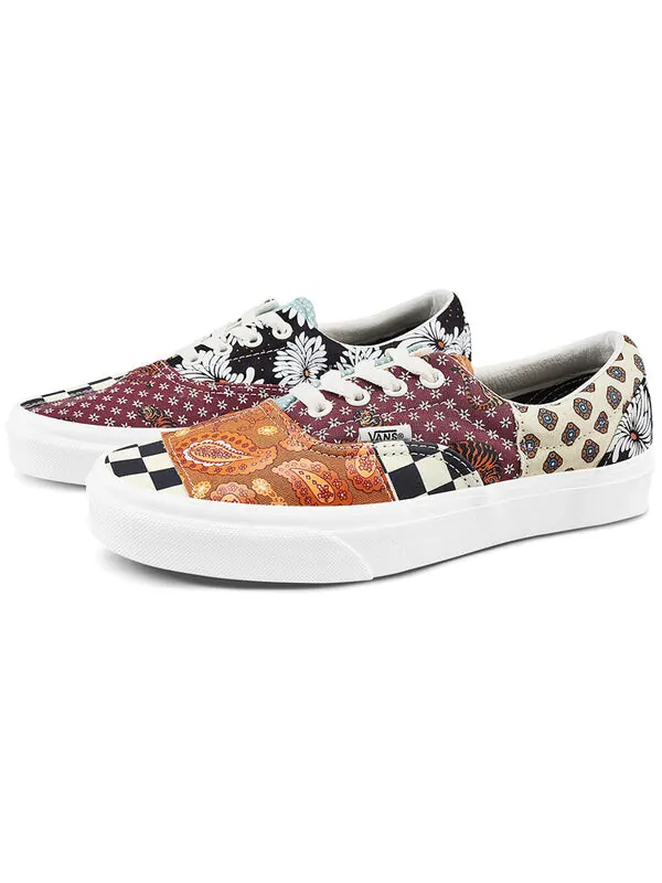 Кроссовки era 'tiger patchwork' Vans — изображение 3 из 4, черный