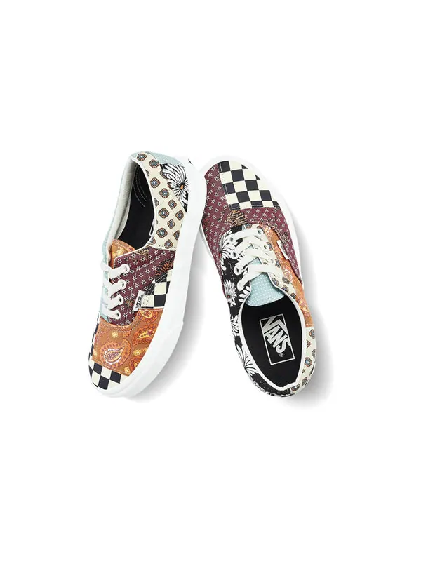 Кроссовки era 'tiger patchwork' Vans — изображение 4 из 4, черный