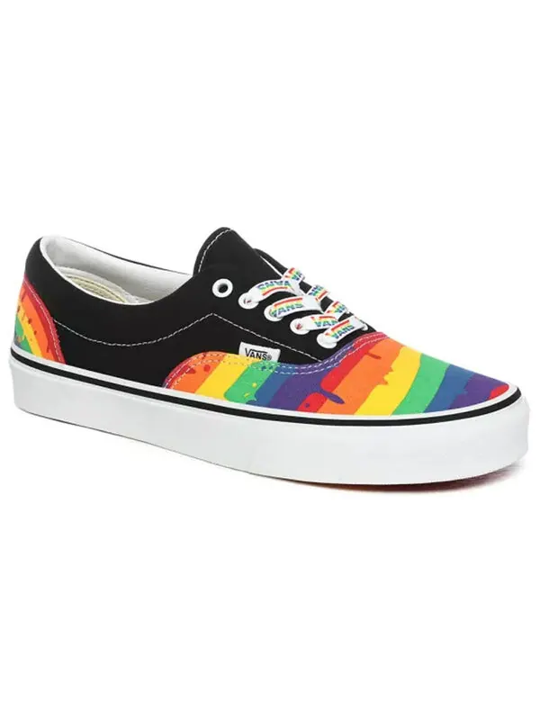 Кроссовки rainbow drip era 'black red blue' Vans — изображение 3 из 4, синий