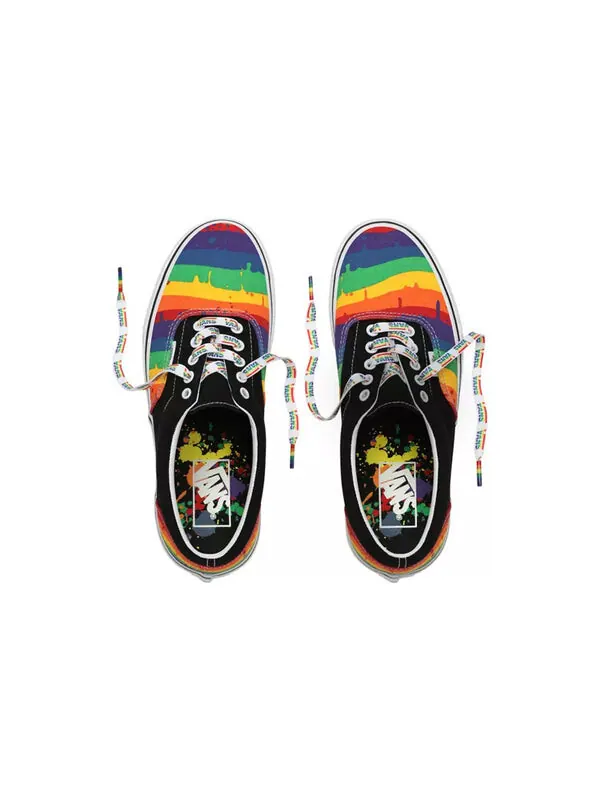 Кроссовки rainbow drip era 'black red blue' Vans — изображение 4 из 4, синий