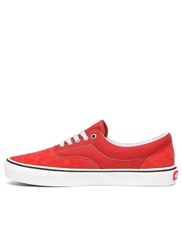Кроссовки era 'deboss checkerboard - pompeian red' Vans — изображение 1 из 4, красный