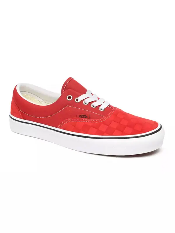 Кроссовки era 'deboss checkerboard - pompeian red' Vans — изображение 4 из 4, красный