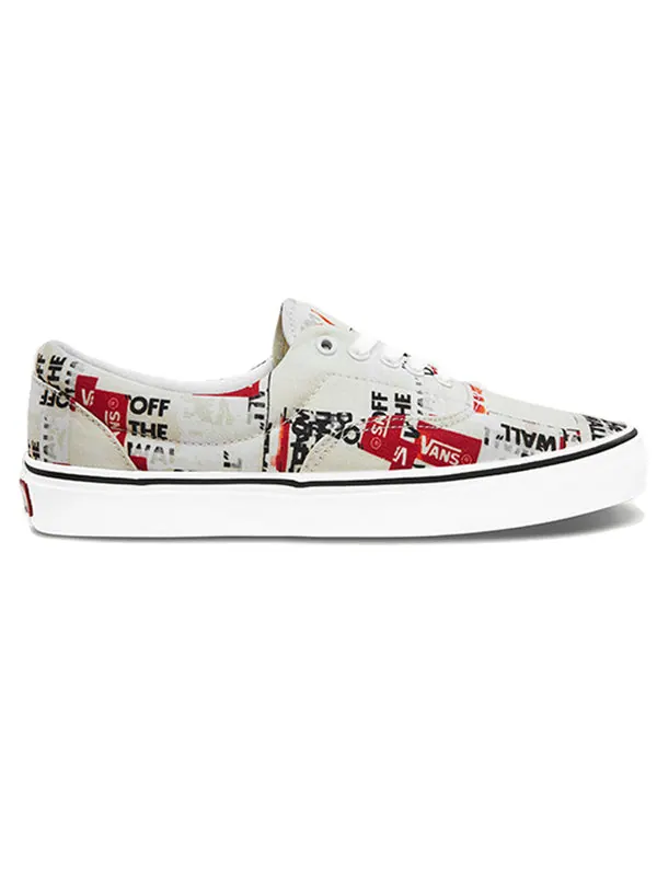 Кроссовки era alphabet gray red 'grey red' Vans — изображение 2 из 4, серый/красный